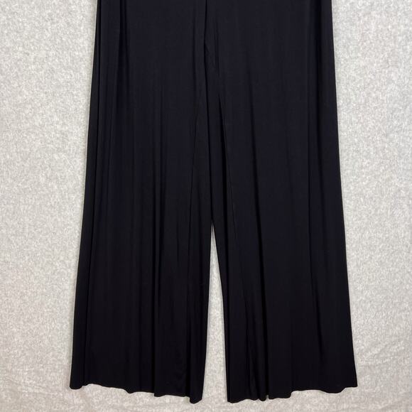 Free People Beach Black Jersey Knit Strapless Wrapped Jumpsuit Dress Size Medium - Picture 3 of 11